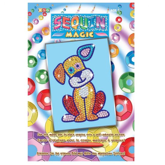 Творчески комплект с пайети, Кученце