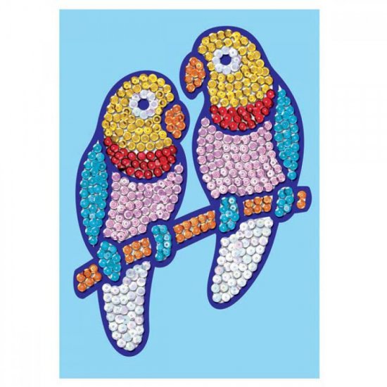 Творчески комплект с пайети, Птици