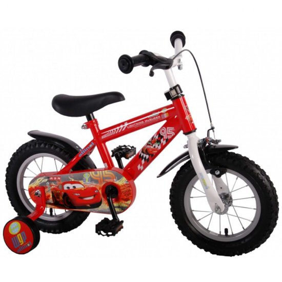 Детски велосипед с помощни колела - Дисни Колите, 12 инча