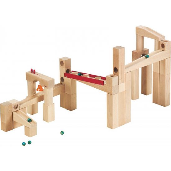 Дървена детска писта с топчета, развиваща система за детска игра