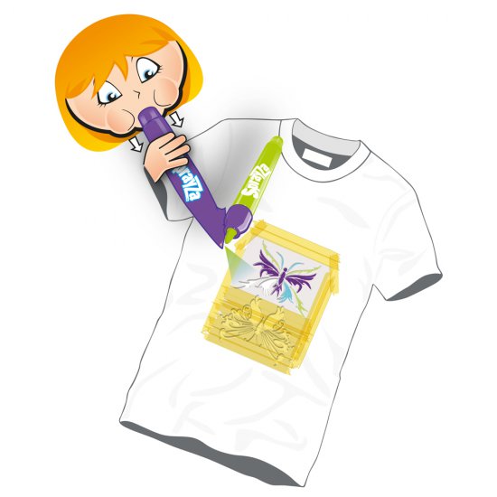 Духащи флумастери за текстил "Пеперуди"