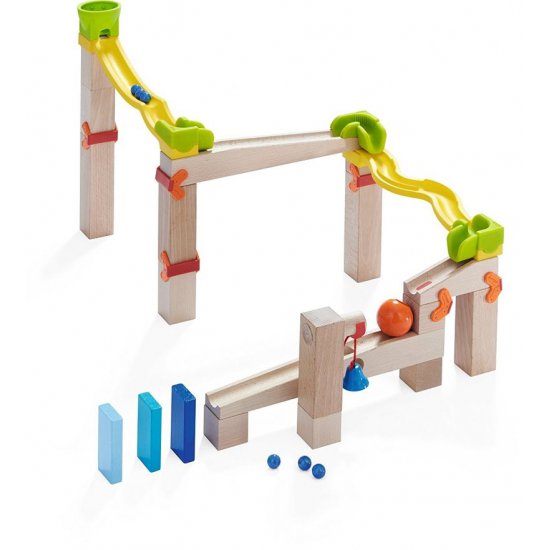 Дървена детска писта с топчета, Развиваща система за детска игра