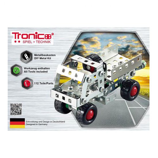 Метален конструктор, Камион, 112 части, Silver Serie