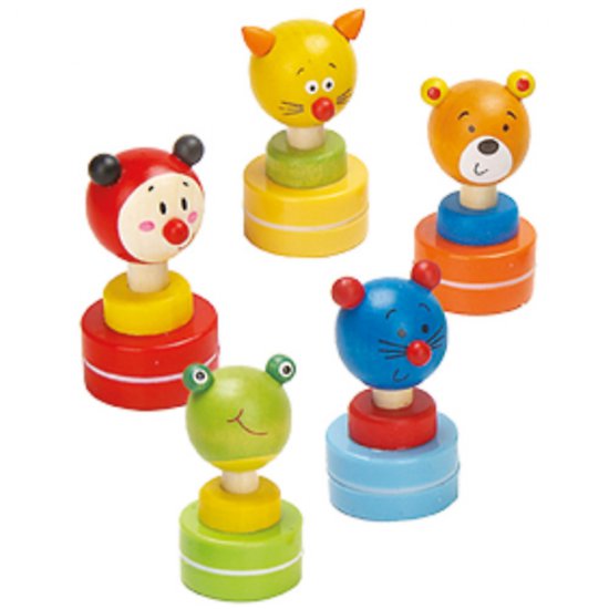 Дървен печат - Мече