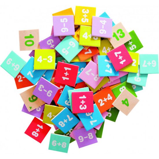 Дървена игра - Събиране и изваждане