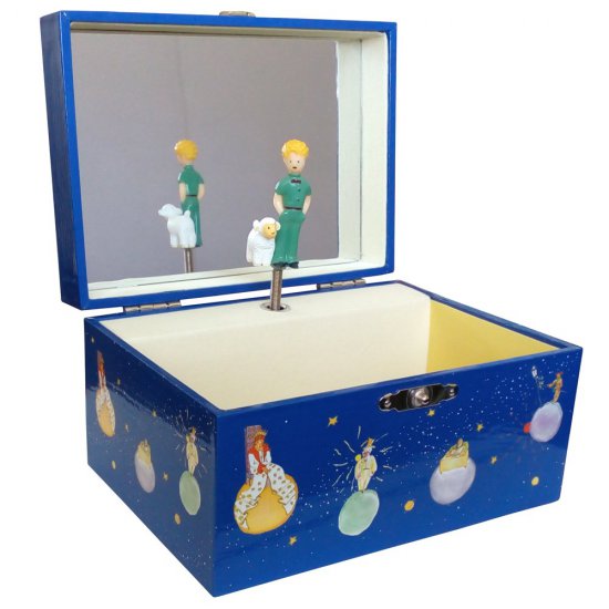 Дървена музикална кутия за бижута, Малкият принц