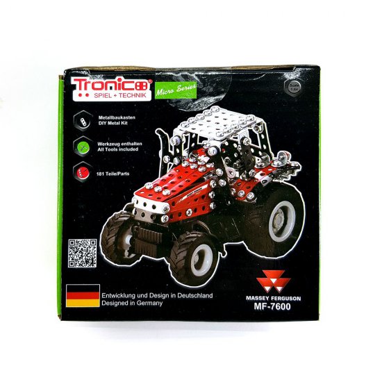 Метален конструктор Трактор Massey Ferguson 7600, 181 части, Micro Series