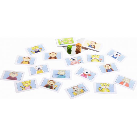 Настолна образователна игра за орална моторика, 3 броя, Мемо с мимики