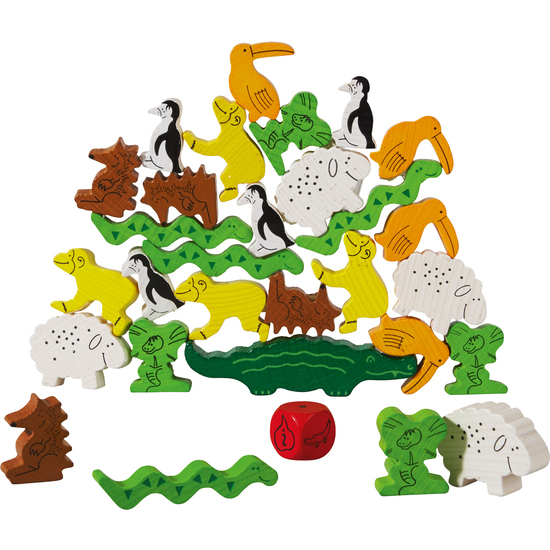 Настолна детска игра, Джунгла - животно върху животно