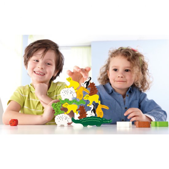 Настолна детска игра, Джунгла - животно върху животно