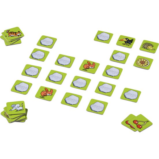 Комплект 10 настолни детски игри, Овощна градина