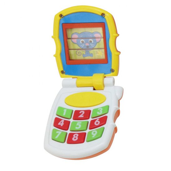 Бебешки мобилен телефон, с музика и светлина