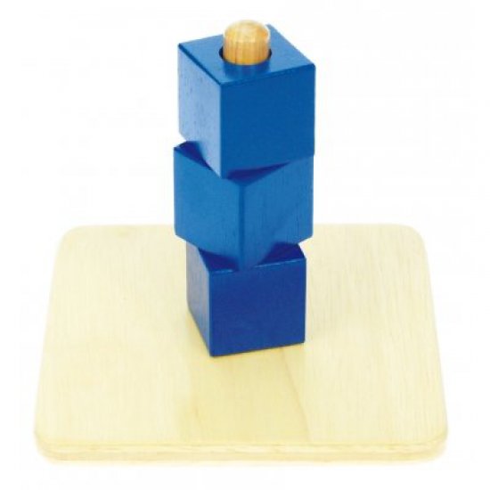 Кубове за вертикално нанизване - Монтесори материали