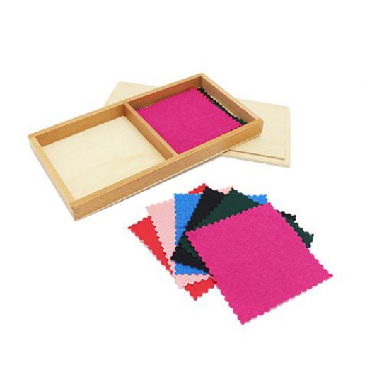 Кутия с текстилен материал 1 - Монтесори материали