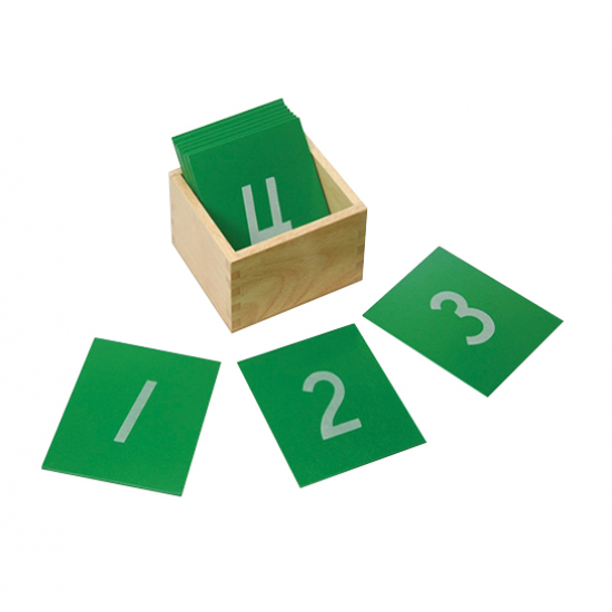 Релефни цифри в кутия - Монтесори материали