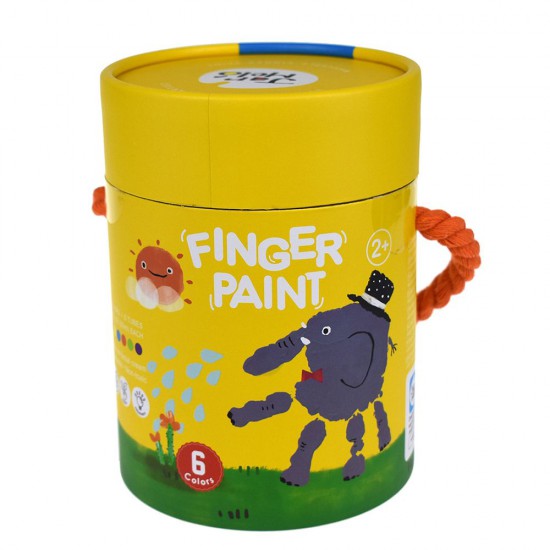 Миещи се боички за пръсти, 6 цвята