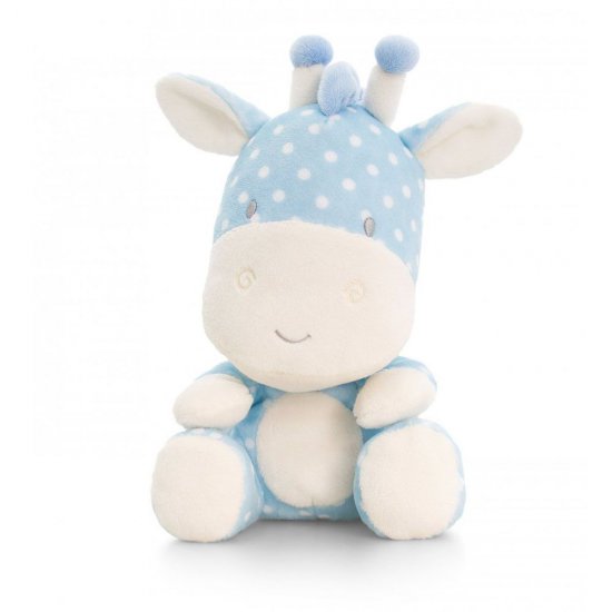 Плюшена играчка, Бебешко жирафче, Синьо, 15 см