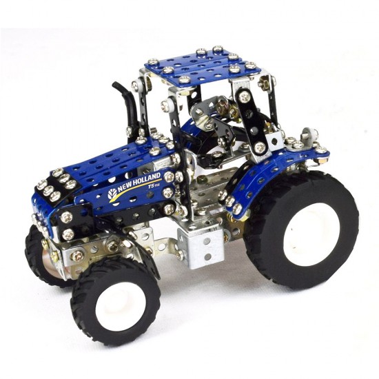 Метален конструктор, Трактор с ремарке, New Holland, 581 части