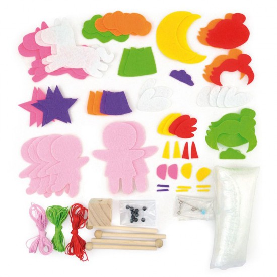 Украса за стая - комплект за шиене с филц, Вълшебен свят