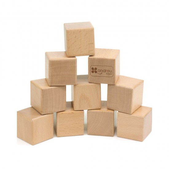 Дървени сензорни кубчета със звуци