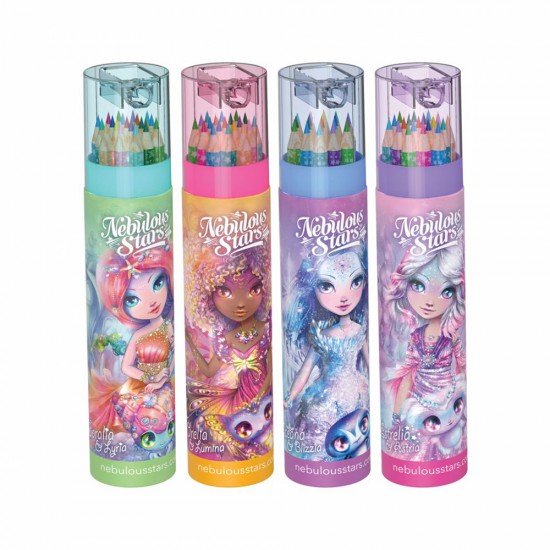 Nebulous Stars, Цветни моливи с острилка и моливник