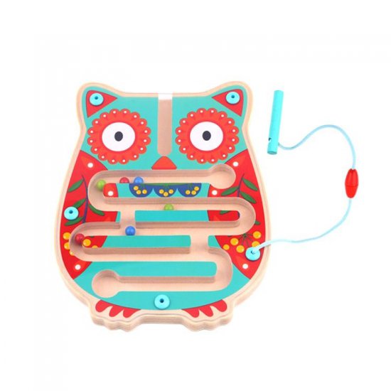 Дървен лабиринт с топчета, Бухалче