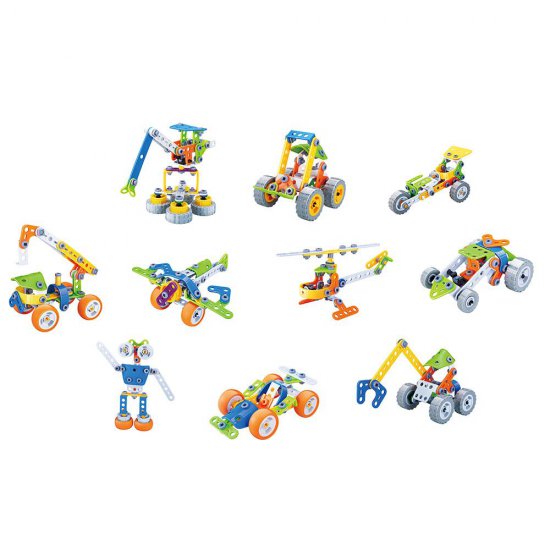 Пластмасов конструктор, 10 в 1, 167 части Пластмасов конструктор, 10 в 1, 167 части