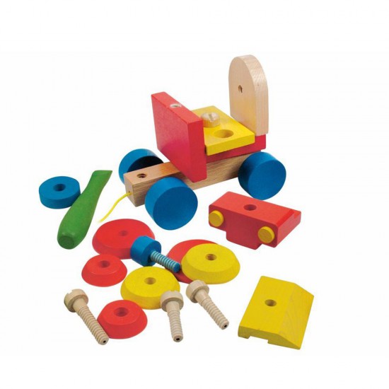 Дървен бетоновоз за сглобяване