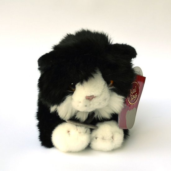 Плюшено легнало коте, 25 см, 4 цвята