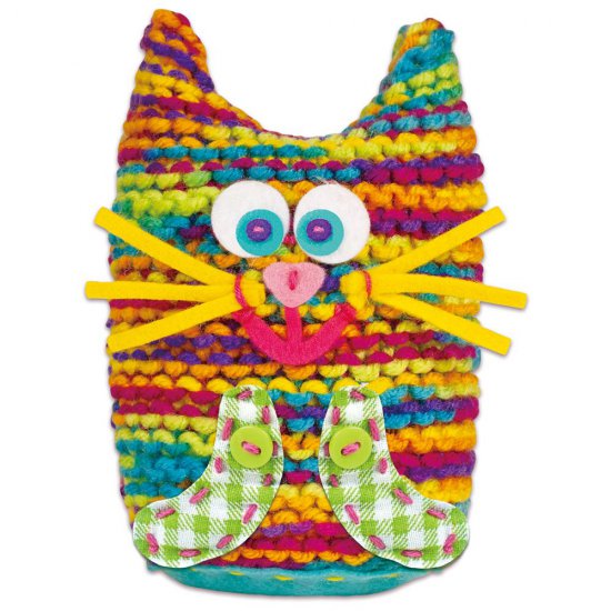 Направи си сам, Изплети цветно коте