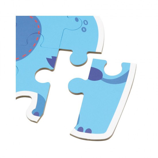 6 прогресивни пъзела, Животните от джунглата, 33 части