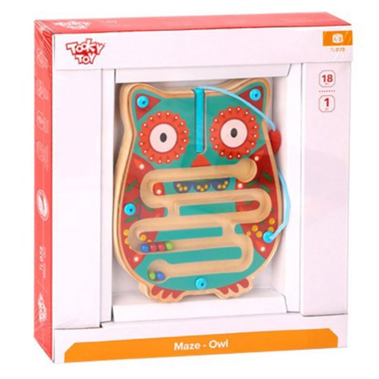 Дървен лабиринт с топчета, Бухалче