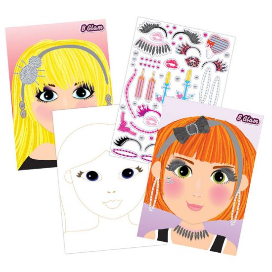 Книжка "Модерни момичета" - гримове и прически