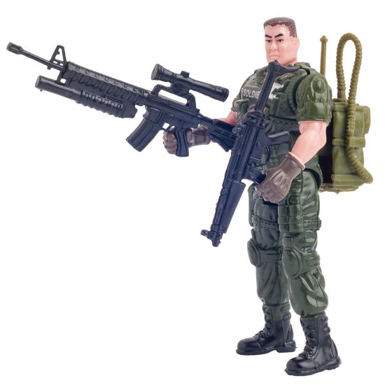 Фигурка на детски герой, Elite Team, Пластмасов войник, Hammerhead