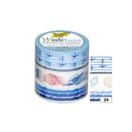 Декоративно тиксо WASHI TAPE, Морски свят