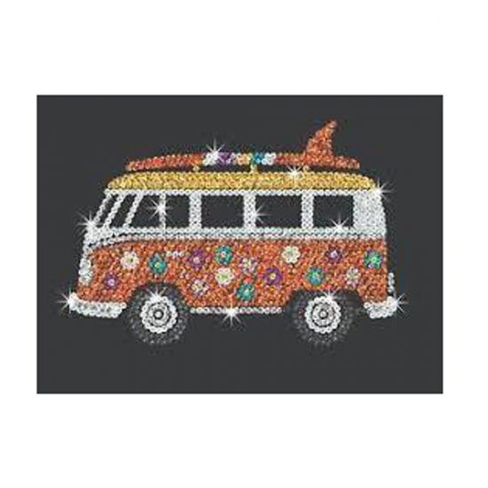 Изкуство с пайети, Camper van