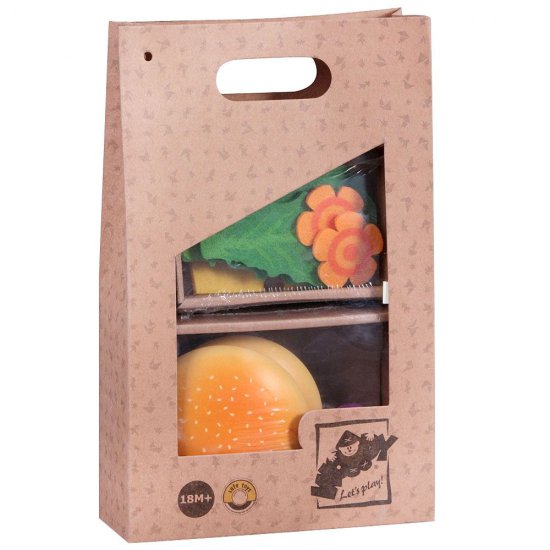 Дървен комплект - Направи си хамбургер