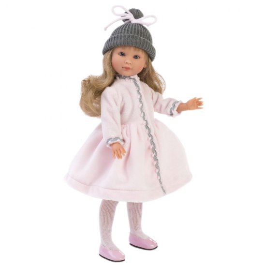 Кукла Силия, с розово палто, 30 см