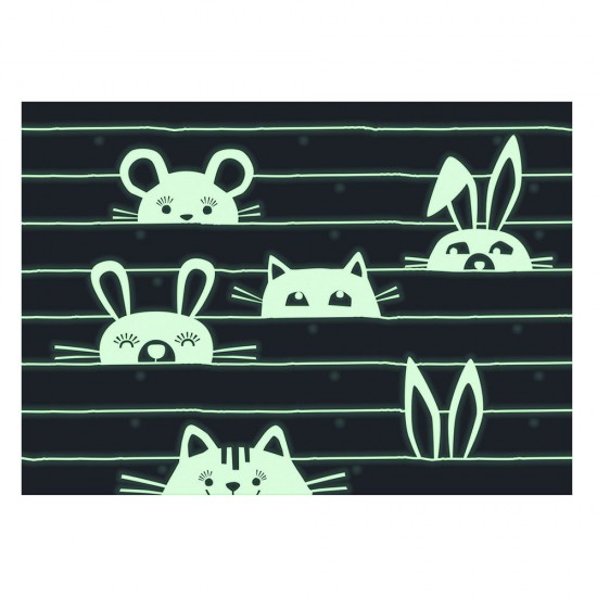 Светеща в тъмното дървена музикална кутия, Коте