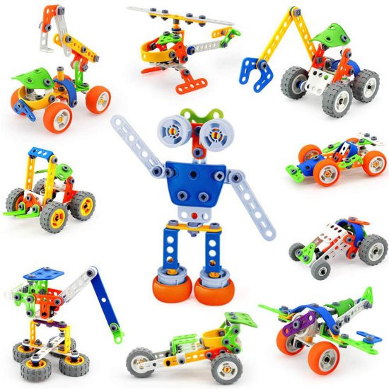 Пластмасов конструктор, 10 в 1, 167 части Пластмасов конструктор, 10 в 1, 167 части