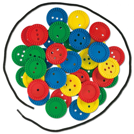 Игра за шиене със забавни копчета