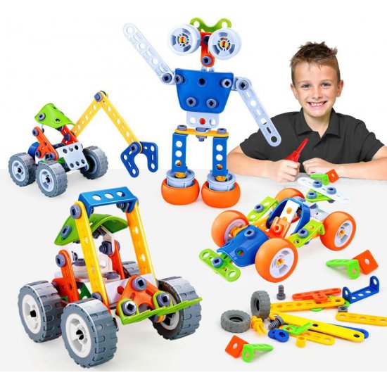 Пластмасов конструктор, 10 в 1, 167 части Пластмасов конструктор, 10 в 1, 167 части