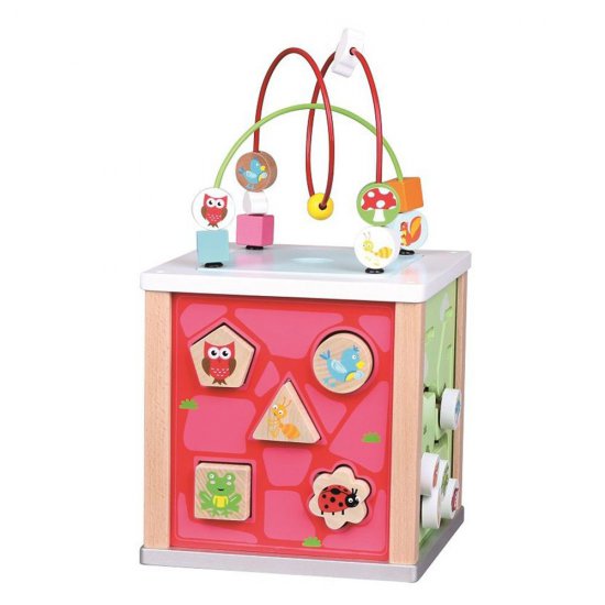 Дървен дидактически куб