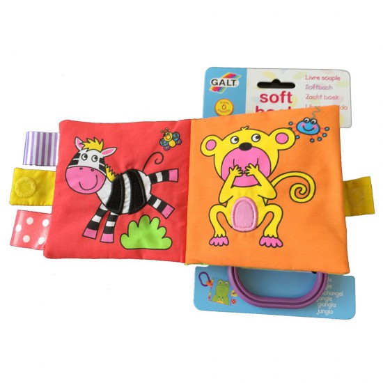 Малка мека бебешка  книжка "Джунгла"