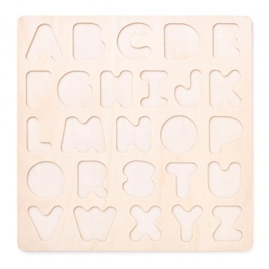 Дървен пъзел - английската азбука, главни букви Дървен пъзел - английската азбука, главни букви