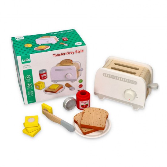 Lelin Toys, Детски тостер с продукти, нов дизайн
