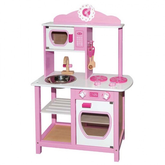 Розова дървена кухня за принцеси, Роса