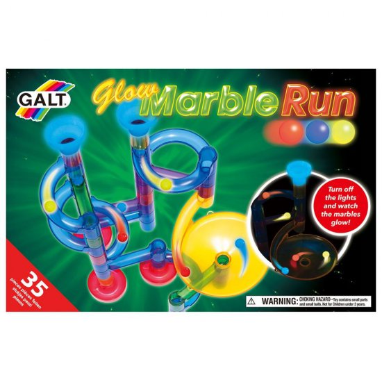 Детска писта със светещи в тъмното топчета - Glow Marble Run