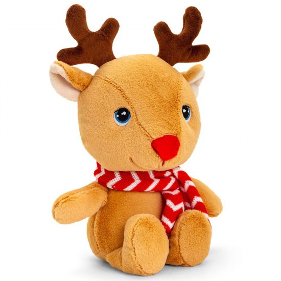 Keeleco, Плюшени коледни играчки с шалчета, 15 см, Keel Toys