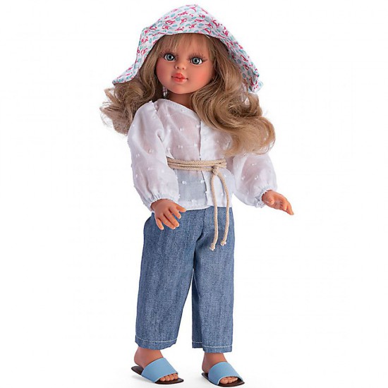 Asi, Кукла Сабрина, с дънков панталон и бяла блуза